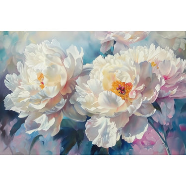 Peony Flower Acrylic Canvas